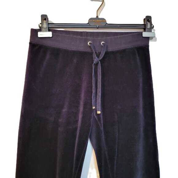 JUICY COUTURE Black Velour Women's Jogging Pants Size XS - Picture 3 of 11